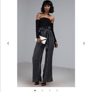 Off the shoulder jumpsuit